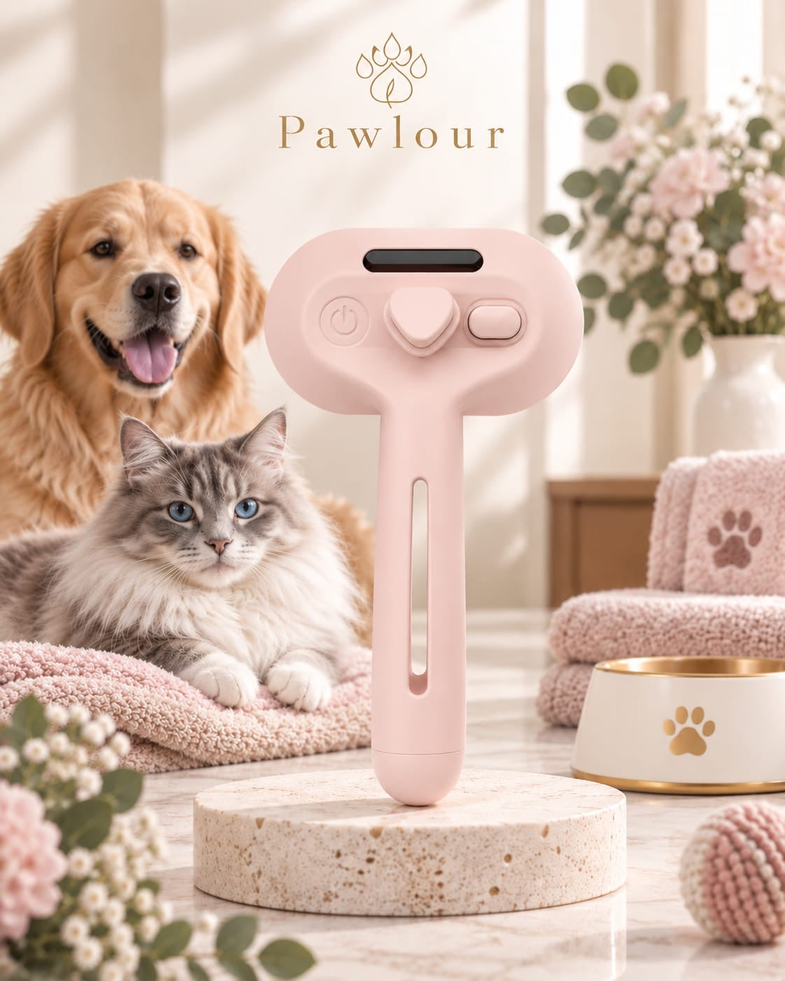Steam Grooming Brush