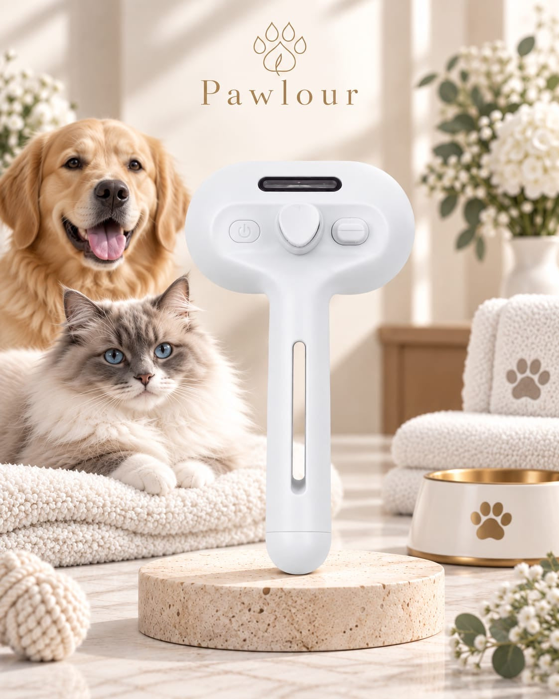 Steam Grooming Brush