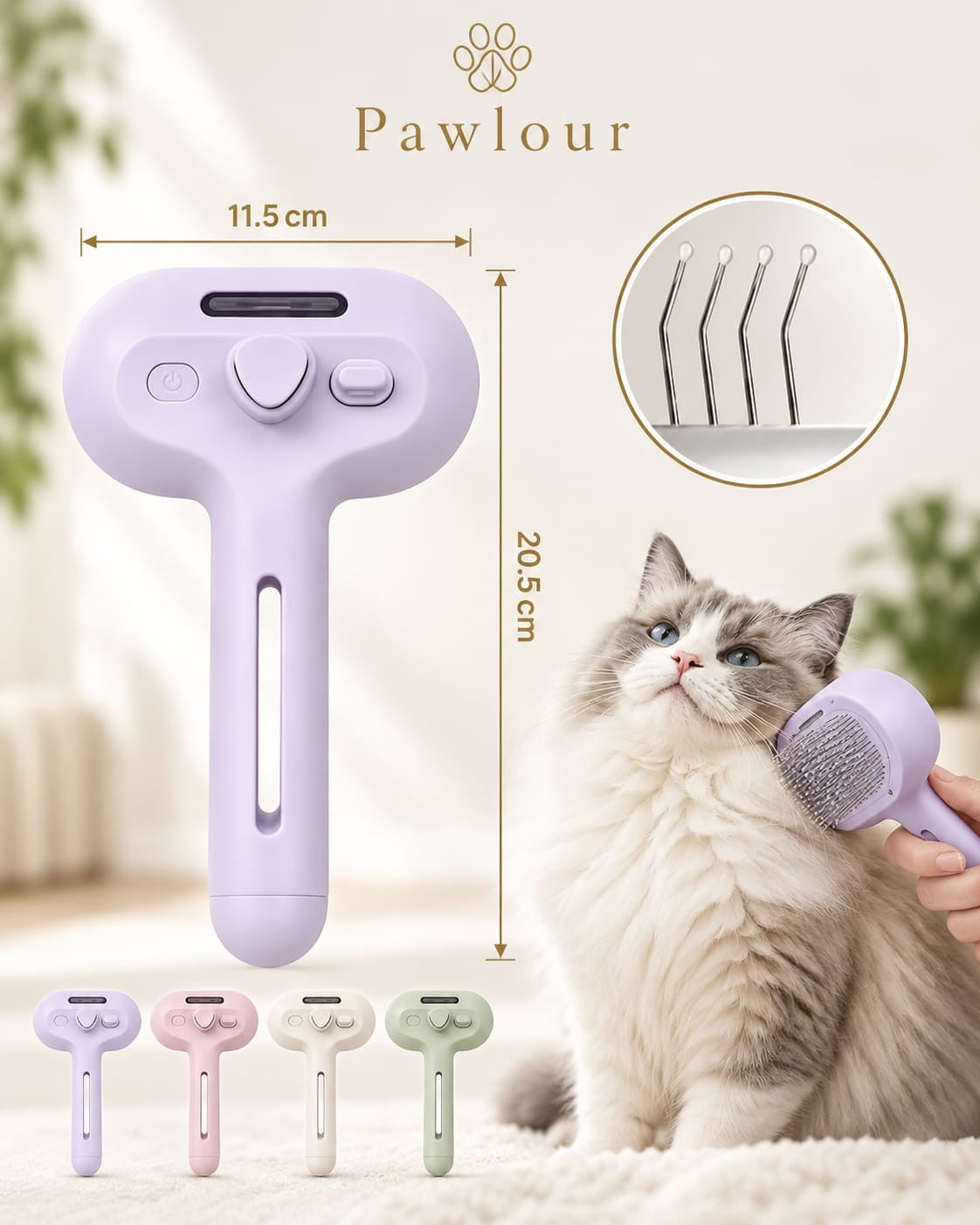 Steam Grooming Brush