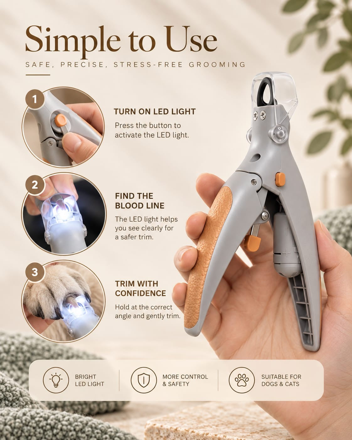 LED Nail Clipper