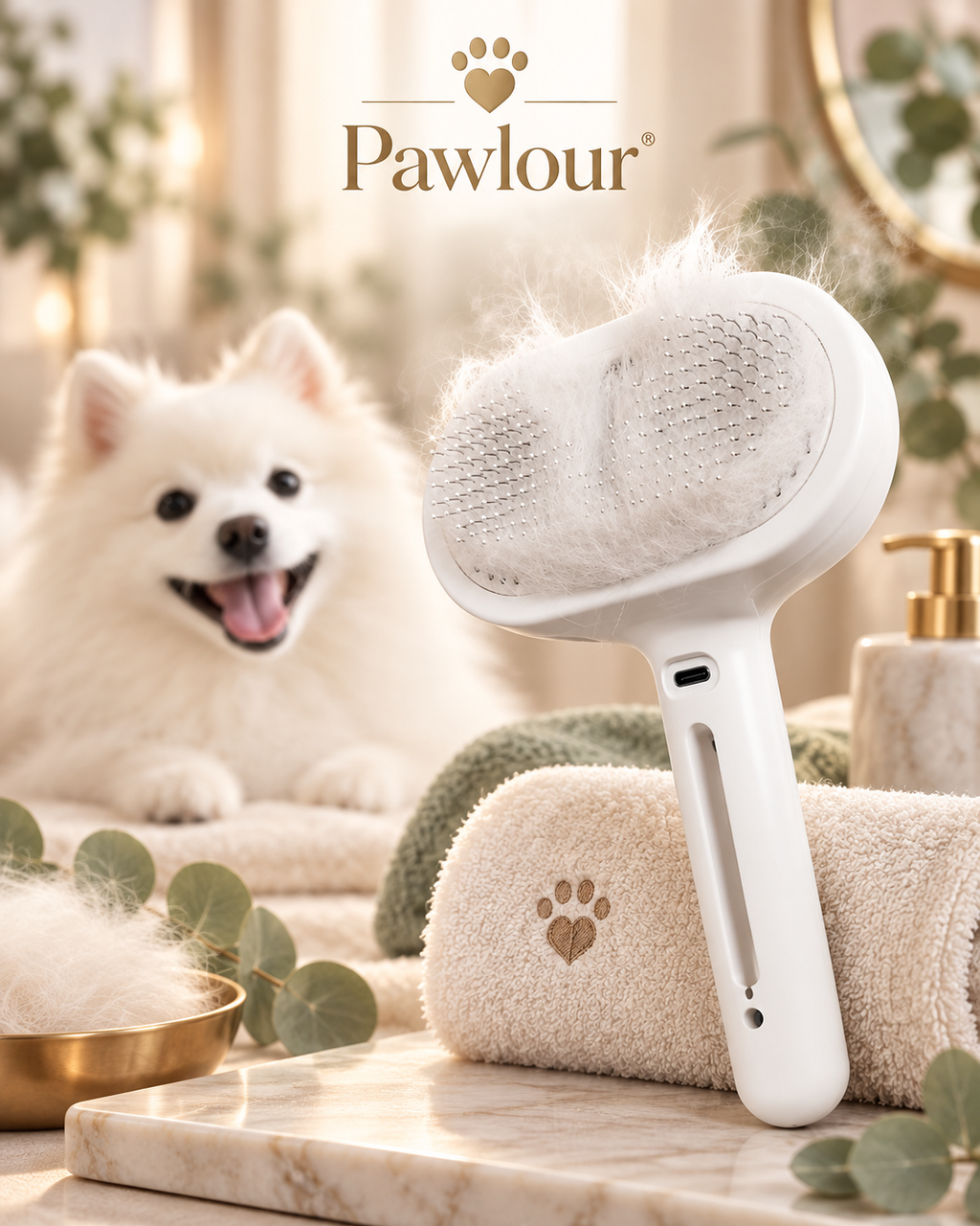 Steam Grooming Brush